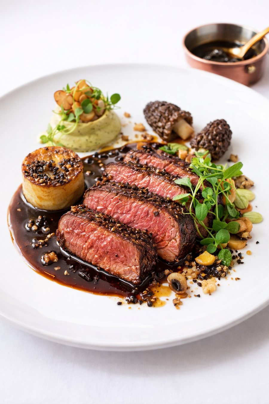 Black Garlic Umami Flat Iron Steak