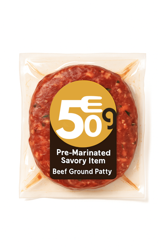 Beef Ground Patty – 8oz (50g Protein)