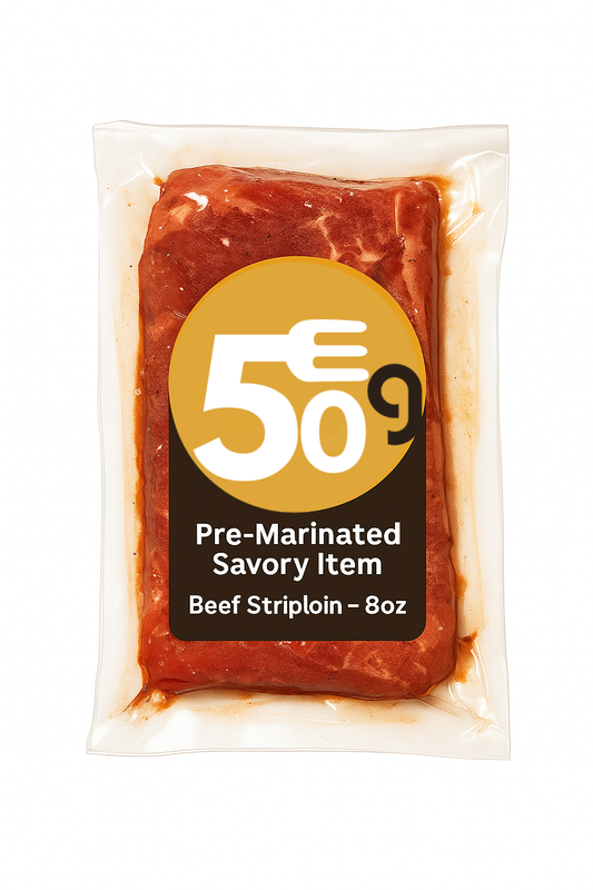 Beef Striploin – 8oz (50g Protein)