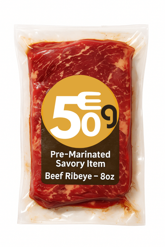 Beef Ribeye – 8oz (50g Protein)